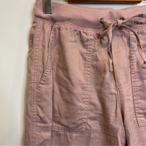 Gap Twill Utility Joggers Feather Pink - Picture 4 of 7